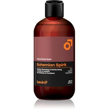 Beviro Natural Body Wash Bohemian Spirit Gel de duș pentru bărbați