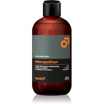 Beviro Natural Body Wash Metropolitan Gel de duș pentru bărbați