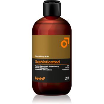 Beviro Natural Body Wash Sophisticated Gel de duș pentru bărbați