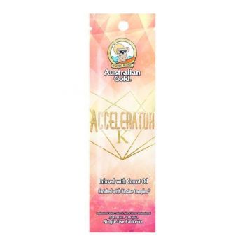 Crema de bronzare, Australian Gold Accelerator K con carrot , 15ml de firma originala