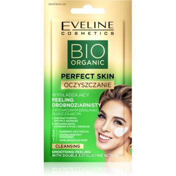 Eveline Cosmetics Perfect Skin Double Exfoliation exfoliant pentru netezire 2 in 1 ieftin