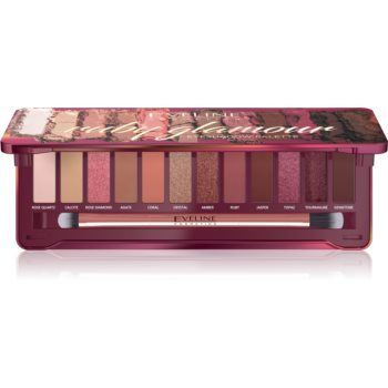 Eveline Cosmetics Ruby Glamour paletă cu farduri de ochi