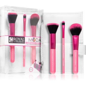 Royal and Langnickel Moda Complexion Perfection set perii machiaj pentru călătorii