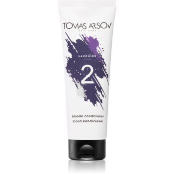 Tomas Arsov Sapphire Blonde Condicioner balsam profund hrănitor pentru păr în nuanțe reci de blond, decolorat sau șuvițat Tomas Arsov Sapphire Blonde Condicioner balsam profund hrănitor pentru păr în nuanțe reci de blond, decolorat sau șuvițat