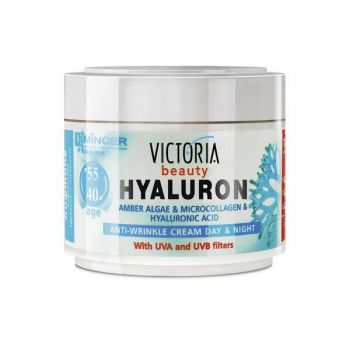 Crema de fata antirid Hyaluron Victoria Beauty Camco, 40-55 ani, 50 ml