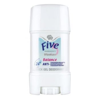 Deodorant Stick Gel pentru Ea FIVE 5 Balance SuperFinish, 65 g