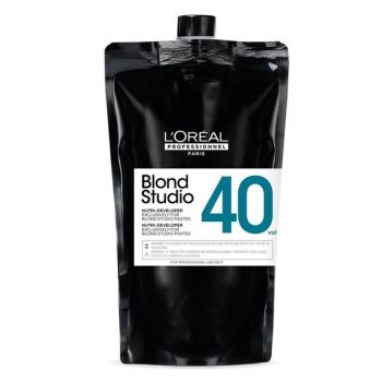 Oxidant 12% - L'Oreal Professionnel Blond Studio Nutri-Developer 40 vol, 1000ml ieftin