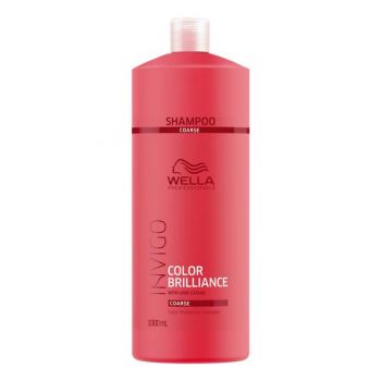 Sampon pentru Par Vopsit, Aspru - Wella Professionals Invigo Color Brilliance Color Protection Shampoo Coarse Hair, 1000ml