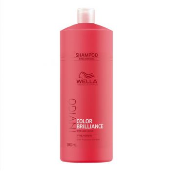 Sampon pentru Par Vopsit, Fin sau Normal - Wella Professionals Invigo Color Brilliance Color Protection Shampoo Fine/Normal Hair, 1000ml