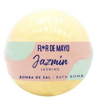 Bomba Efervescenta de Baie cu Aroma de Iasomie - Flor de Mayo Jasmine Bath Bomb, 250 g