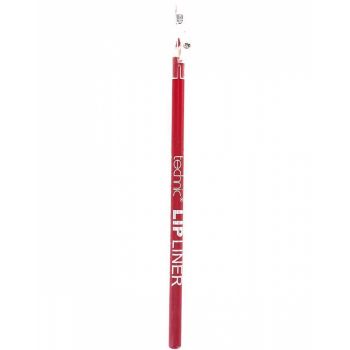 Creion De Buze Technic Lip Liner cu ascutitoare, Bright Red