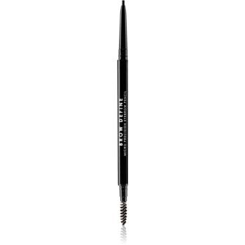 MUA Makeup Academy Brow Define creion sprâncene precise cu pensula ieftin