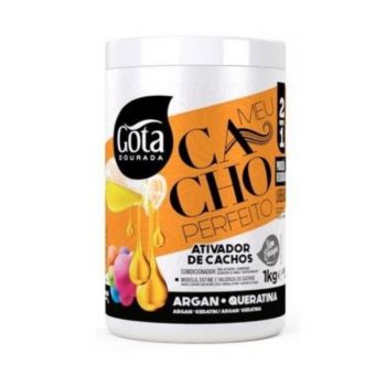 Activator de bucle,keratina&argan, Gota Dourada, 1kg ieftin