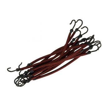 Elastice profesionale cu carlig culoare Maro 12 buc Elastice profesionale cu carlig culoare Maro 12 buc