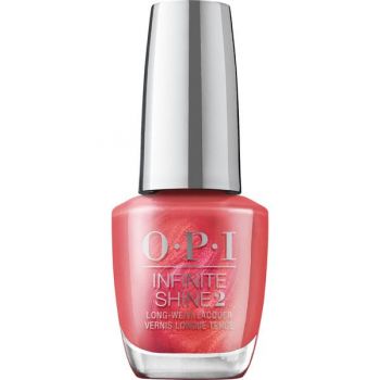 Lac de Unghii - OPI Infinite Shine Lacquer Celebration Paint the Tinseltown Red, 15ml la reducere