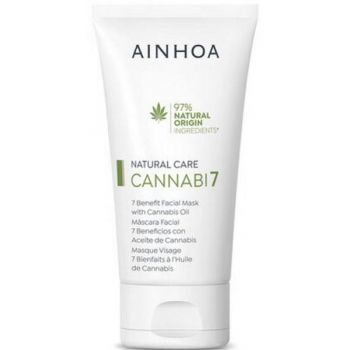Masca Faciala cu Ulei de Canabis - Ainhoa Natural Care Cannabi7 7 Benefit Facial Mask with Cannabis Oil, 50 ml