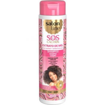 Sampon S.O.S imbogatit cu miere, par cret, Salon Line, 300ml