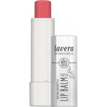 Balsam de Buze Bio Colorat Fresh Peach 01 Lip Balm Lavera, 4,5 g Balsam de Buze Bio Colorat Fresh Peach 01 Lip Balm Lavera, 4,5 g