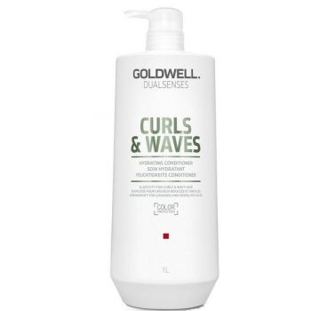 Balsam Hidratant pentru Par Cret sau Ondulat - Goldwell Dualsenses Curls&Waves Hydrating Conditioner, 1000 ml