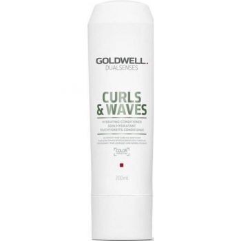 Balsam Hidratant pentru Par Cret sau Ondulat - Goldwell Dualsenses Curls&Waves Hydrating Conditioner, 200 ml