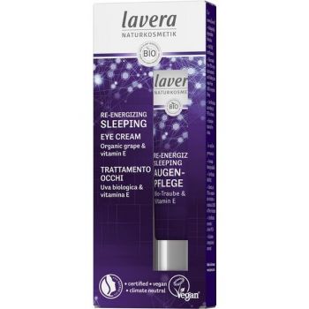 Contur Ochi de Noapte cu Antioxidanti Re-Energizing Sleeping Eye Cream Lavera, 15 ml de firma original