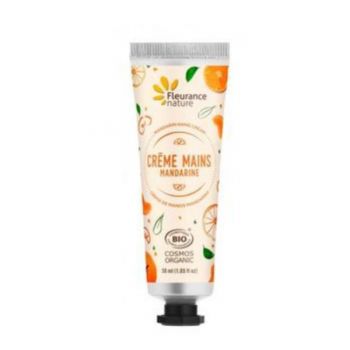 Cremă bio de mâini cu mandarine, Fleurance Nature, 30ml