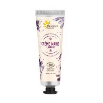 Cremă de mâini bio cu lavandă, Fleurance Nature, 30ml