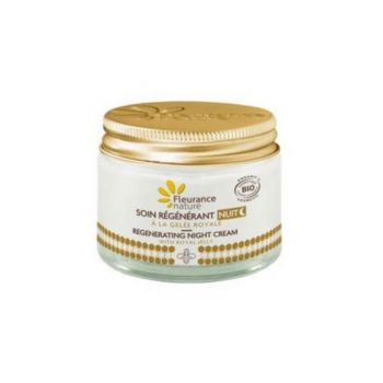 Cremă de noapte regenerantă cu lăptișor de matcă bio, Fleurance Nature, 50ml