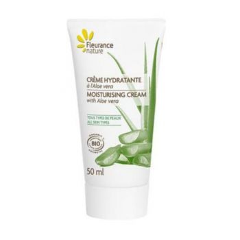 Cremă hidratantă bio cu aloe vera Fleurance Nature 50ml