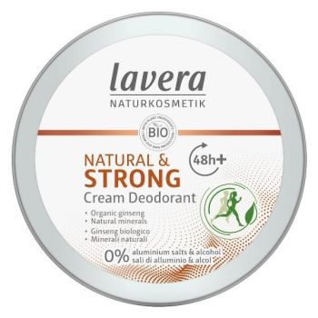 Deodorant Crema Bio Natural & Strong 48h Lavera, 50 ml