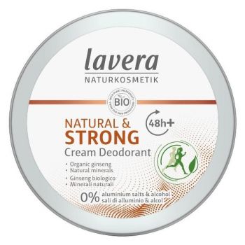 Deodorant Crema Bio Natural & Strong 48h Lavera, 50 ml ieftin