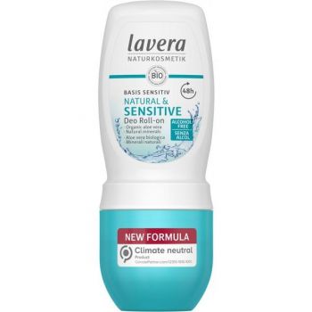 Deodorant Roll-On BIO Natural & Sensitive 48h Basis Sensitiv Lavera, 50 ml