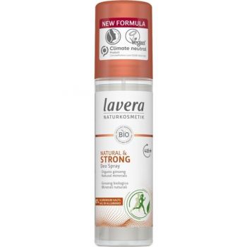 Deodorant Spray Bio Natural & Strong 48h Lavera, 75 ml ieftin