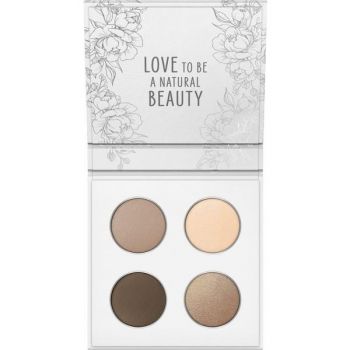 Fard de Pleoape Quattro Lovely Nude 01 Lavera, 3,2g