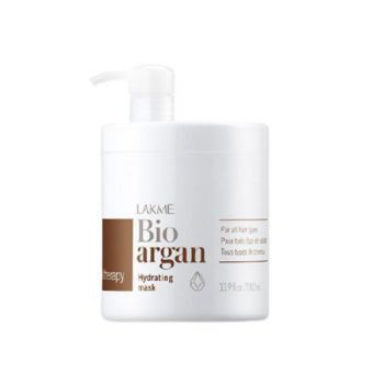 Mască cu ulei de argan 100% organic, Lakme K.Therapy, 1000ml