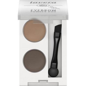 Pudra Sprancene Duo - Lavera Eyebrow Powder Duo, 1 buc