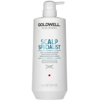 Sampon Curatare Profunda pentru Toate Tipurile de Par - Goldwell Dualsenses Scalp Specialist Deep Cleansing Shampoo, 1000 ml