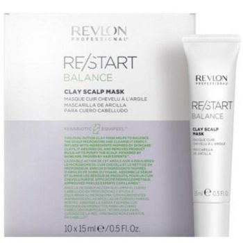 Tratament-masca cu Argila - Revlon Professional Re/Start Balance Clay Scalp Mask, 10x 15 ml