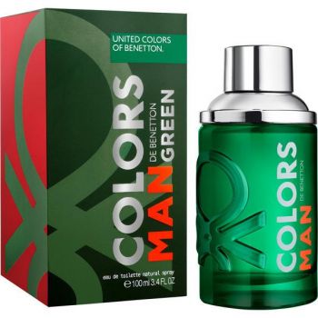 Apa de Toaleta Colors de Benetton Man Green United Colors of Benetton, Barbati, 100 ml de firma originala