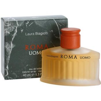 Apa de Toaleta Laura Biagiotti Roma Uomo, Barbati, 40 ml