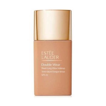 Fond de Ten Usor Matifiant - Estee Lauder Double Wear Sheer Long-Wear Makeup SPF 20, nuanta 4N2 Spiced Sand, 30 ml