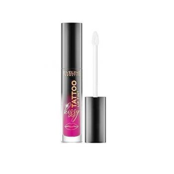 Ruj lichid semipermanent Eveline Cosmetics, Kissy Tattoo Lip Tint, 03 Dirty Berry, 4.5 ml