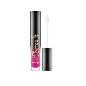 Ruj lichid semipermanent Eveline Cosmetics, Kissy Tattoo Lip Tint, 03 Dirty Berry, 4.5 ml Ruj lichid semipermanent Eveline Cosmetics, Kissy Tattoo Lip Tint, 03 Dirty Berry, 4.5 ml