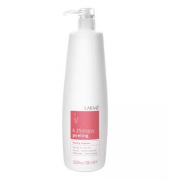 Sampon antimatreata pentru par gras, Lakme, Peeling Sampon oily, 1000ml