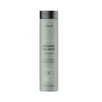 Sampon de hidratare fără sulfați, Lakme Teknia Organic Balance Shampoo, 300 ml