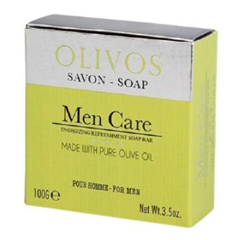 Sapun Energizant cu Ulei de Masline pentru Barbati Man Care Savon-Soap Olivos, 100 g de firma original
