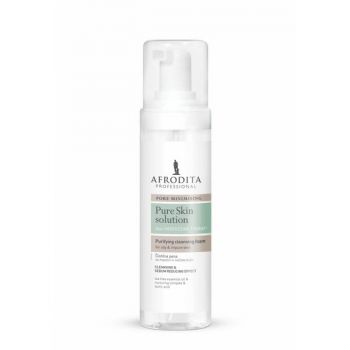 Spuma de Curatare - Cosmetica Afrodita Pure Skin Solution Purifying Cleansing Foam, 200 ml