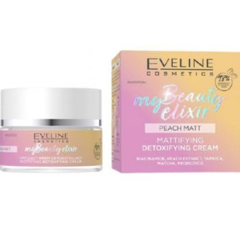 Crema de fata, Eveline Cosmetics, My Beauty Elixir, Peach Matt, 50 ml