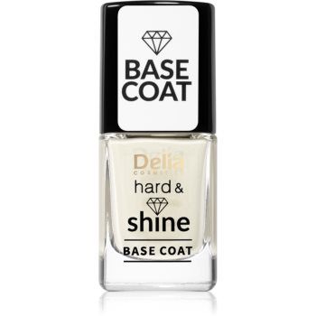 Delia Cosmetics Hard & Shine lac intaritor de baza pentru unghii