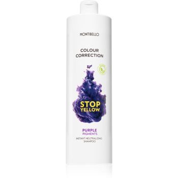 Montibello Colour Correction Stop Yellow sampon pentru par blond si decolorat neutralizeaza tonurile de galben Montibello Colour Correction Stop Yellow sampon pentru par blond si decolorat neutralizeaza tonurile de galben